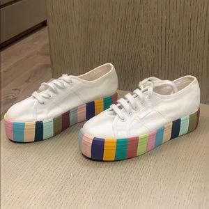 Superga Limited Edition Raimbow High Sneakers